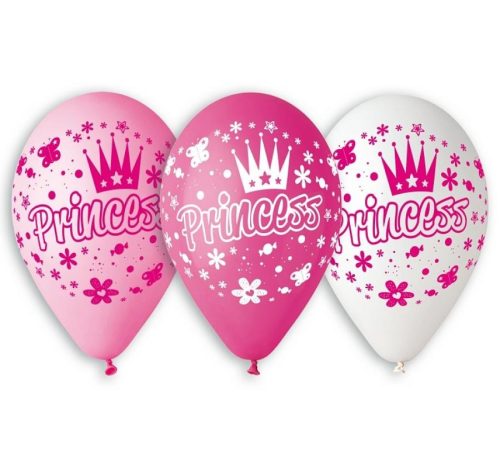 Prinzessin Princess, Ballon, 5 Stk. 12 Zoll (30 cm)