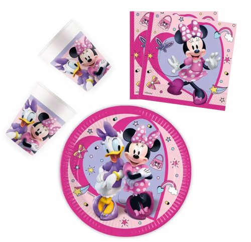 Disney Minnie  Junior Party-Set 36 Stück mit 23 cm Tellern