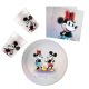 Disney Minnie  Disney 100 Minnie Party-Set mit 23 cm Teller - 36 Stück