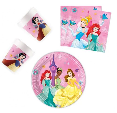 Disney Prinzessin Live Your Story Party-Set 36 Stück mit 20 cm Teller