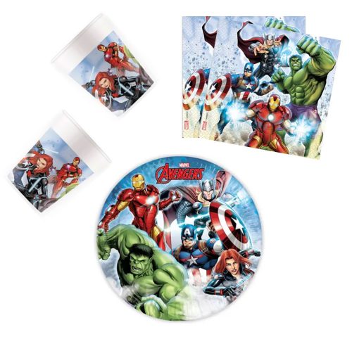 Avengers Infinity Stones Party-Set 36-teilig mit 23 cm Teller