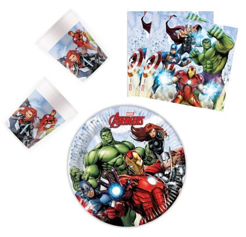 Avengers Infinity Stones Party-Set 36-teilig mit 20 cm Teller