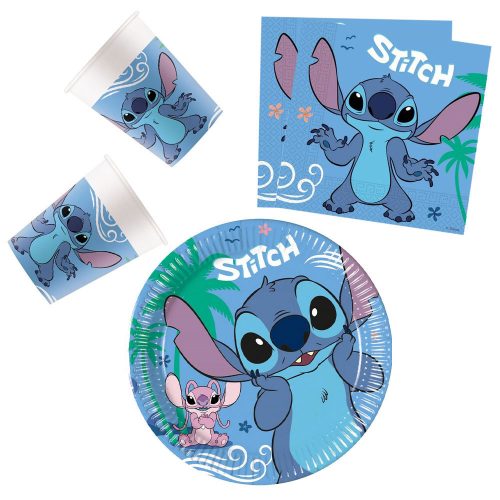 Disney Lilo und Stitch Angel Partyset 36 Stk mit 20 cm Teller