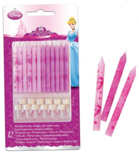 Disney Prinzessin Live Your Story Tortekerze Set 12 Stück