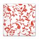 Blume Arabesque Red Rot gemusterte Serviette 20 Stk 33x33 cm FSC