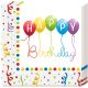 Geburtstag Streamers Happy Birthday Serviette 20 Stk 33x33 cm