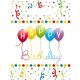 Geburtstag Streamers Happy Birthday Geschenktüte, 6er Pack