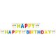 Geburtstag Streamers Happy Birthday Schild 200 cm