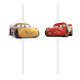 Disney Cars Arena Race Papierstrohhalm, 4er-Set