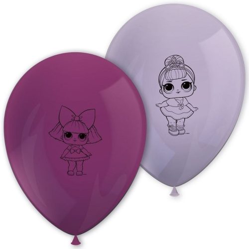 LOL Surprise! Glitterati Ballon, Luftballon 8 Stück