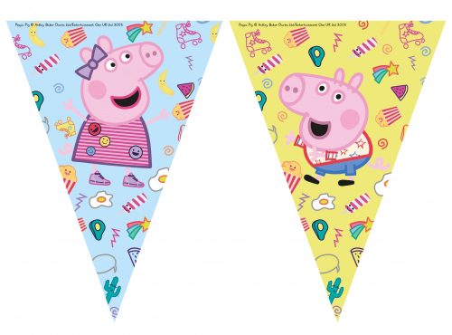 Peppa Wutz Messy Play Wimpel 2 3 m