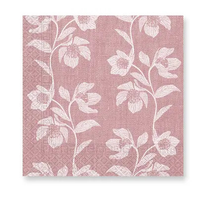 Floral Pink Flowers Serviette 20 Stück 33x33 cm