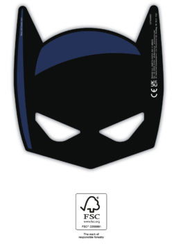 Batman Rogue Rage Maske, 6 Stück FSC