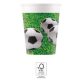 Fußball Soccer Field Papierbecher 8 Stk 200 ml FSC