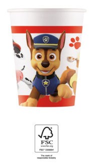 Paw Patrol Ready For Action Papierbecher 8 Stk 200 ml FSC