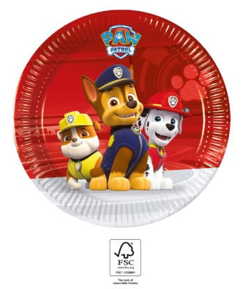 Paw Patrol Ready For Action Pappteller 8 Stk. 20 cm FSC