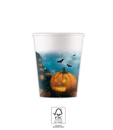 Halloween Sensations Papierbecher 8 Stk. 200 ml FSC