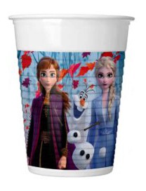 Disney Eiskönigin Leaf Plastikbecher 8 Stk 200 ml