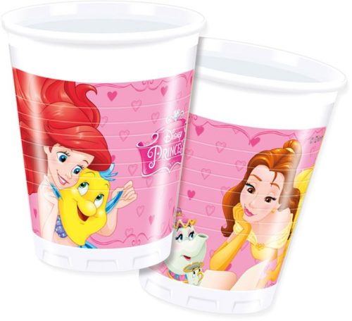 Disney Prinzessin Live Your Story Kunststoff Becher Set 8 Stk 200 ml