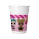 LOL Surprise! Glitterati Kunststoffbecher-Set 8 Stk. 200 ml