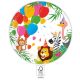 Urwald Balloons Pappteller 8 Stk. 23 cm FSC