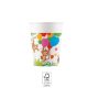 Urwald Balloons Papierbecher 8 Stk 200 ml FSC