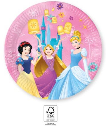 Disney Prinzessin Live Your Story Pappteller 8 Stk 23 cm FSC