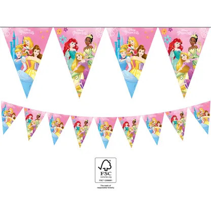 Disney Prinzessin Live Your Story Fahnenkette FSC 2,3 m