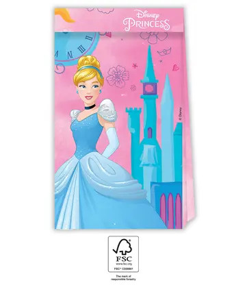 Disney Prinzessin Live Your Story Papiertüte 4 Stk FSC