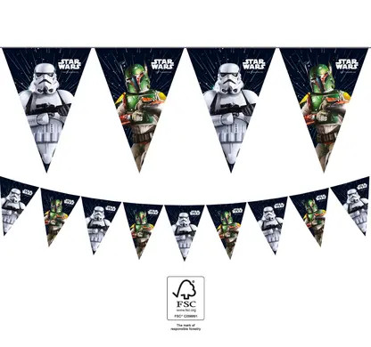 Star Wars Galaxy Fahnenkette FSC 2,3 m