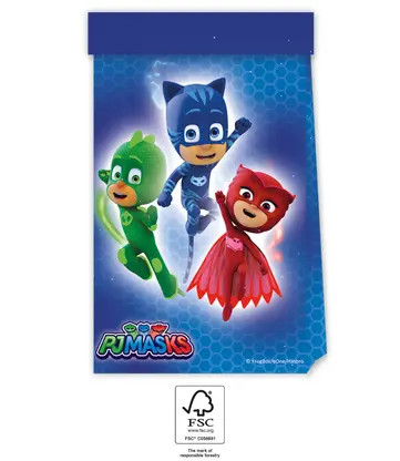 PJ Masks Trio Papiertüte 4 Stück FSC