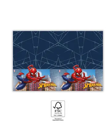 Spiderman Crime Fighter Papier Tischdecke 120x180 cm FSC