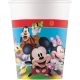 Disney Mickey  Rock the House Pappbecher 8 Stk 200 ml FSC