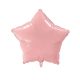 Star Pink Pastell Stern, Rosa Folienballon 46 cm