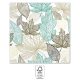 Blume Wide Leaves Blatt Serviette 20 Stk 33x33 cm FSC