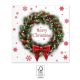 Weihnachten Merry Xmas Wreath i Serviette 20 Stk 33x33 cm FSC