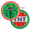 Minecraft Green Papierteller 8 Stk 23 cm FSC