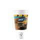 Baustelle Grabber Papierbecher 8 Stk 200 ml FSC