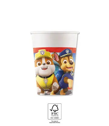 Paw Patrol Rescue Heroes Papierbecher 8 Stk 200 ml FSC