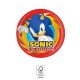 Sonic the Hedgehog Sega Sonic der Igel Pappteller, 8 Stk., 20 cm, FSC