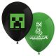 Minecraft Green Ballon, 8 Stk