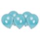 Farbe Metallic Pastel Blue Blauer Ballon, 8er Pack