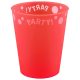 Party Red Roter Mikro Premium Kunststoffbecher 250 ml