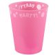 Party Pink Rosa micro Premium Kunststoffbecher 250 ml