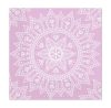 Farbe Purple White Mandala Serviette 20 Stk., 33x33 cm FSC