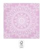 Farbe Purple White Mandala Serviette 20 Stk., 33x33 cm FSC