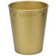 Party Gold Gold Micro Premium Kunststoffbecher 250 ml