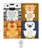 Tiere Zoo Serviette 20 Stück 33x33 cm FSC