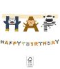 Tiere Zoo Happy Birthday Zeichen FSC 2 m