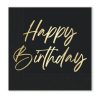 Geburtstag Elegant Happy Birthday Serviette 20 Stk 33x33 cm FSC